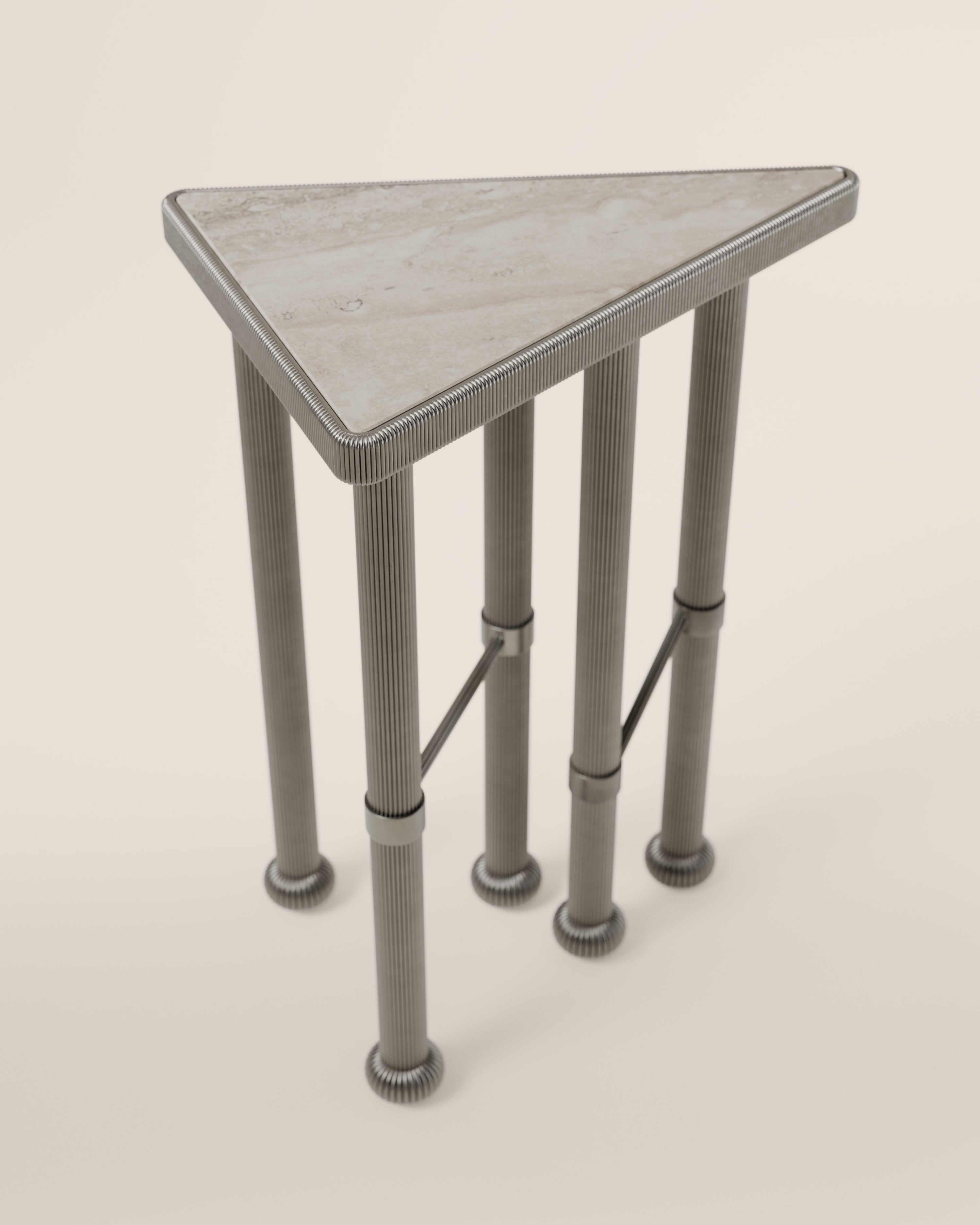 Atomic Triangular Cocktail Table