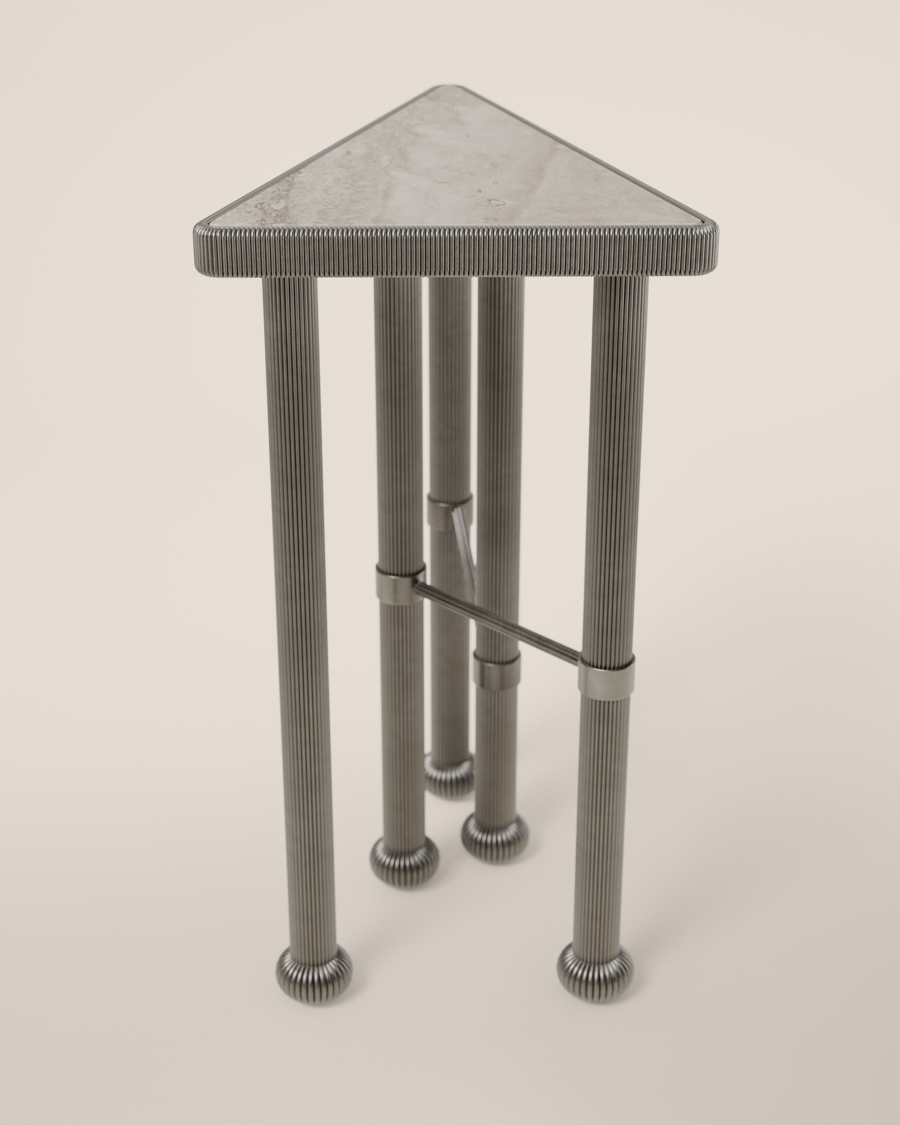 Atomic Triangular Cocktail Table