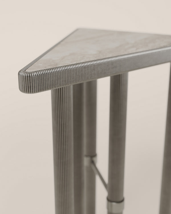 Atomic Triangular Cocktail Table