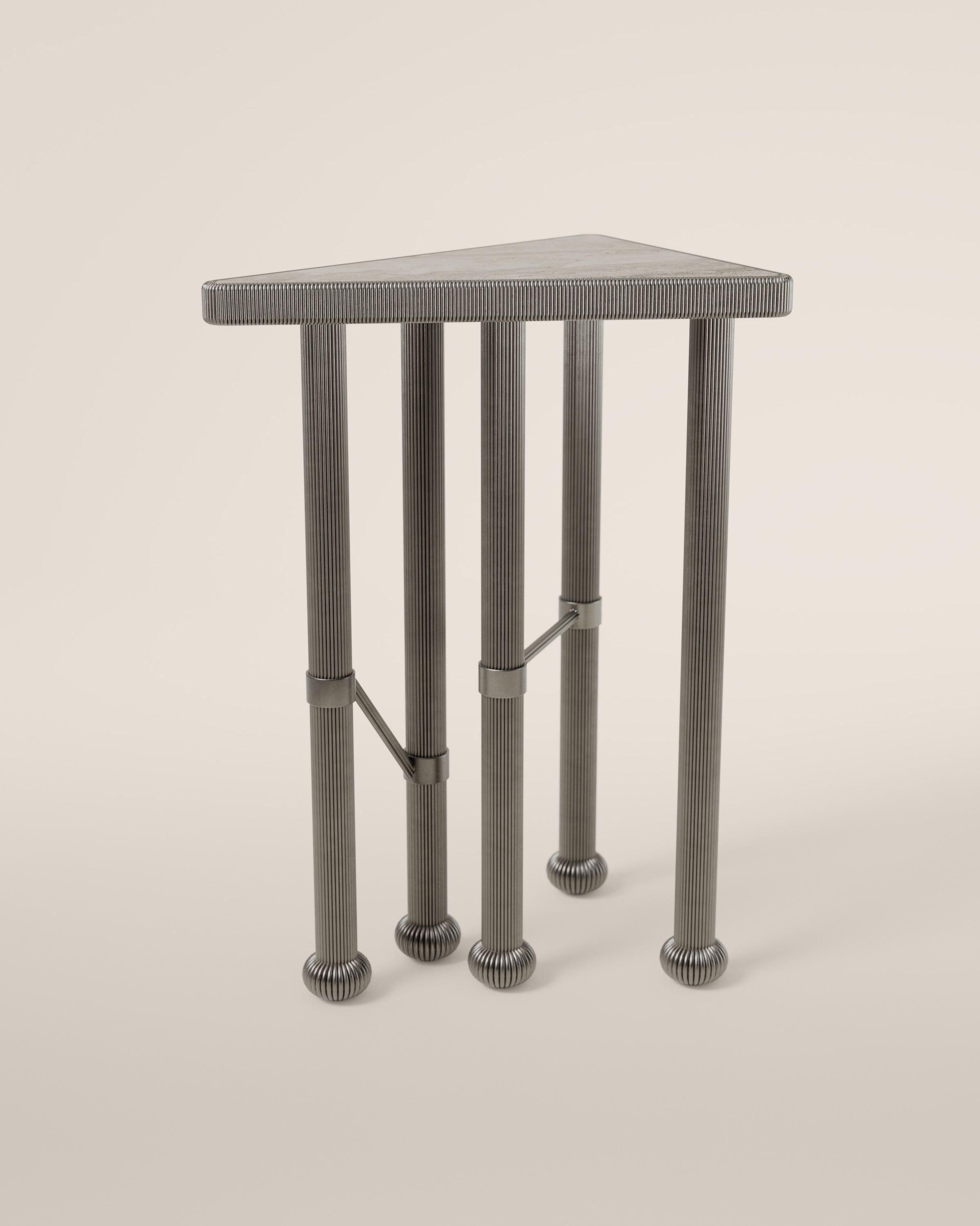 Atomic Triangular Cocktail Table