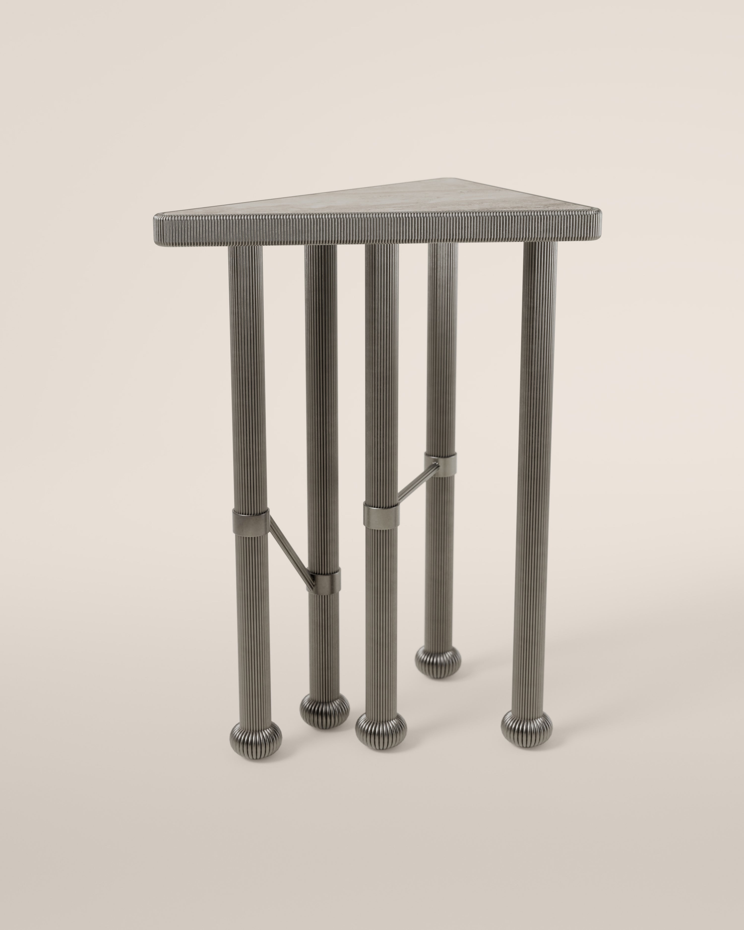 Atomic Triangular Cocktail Table
