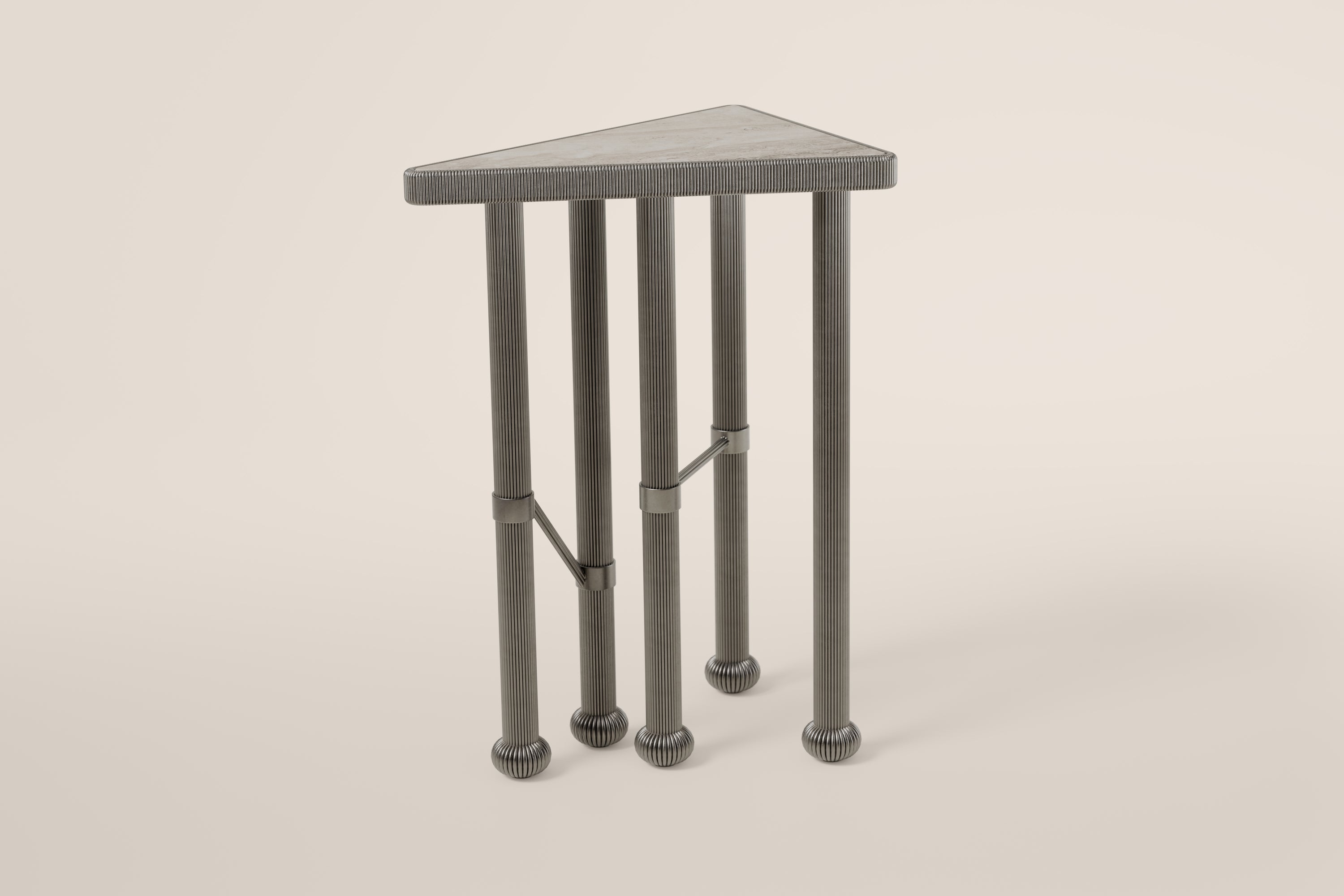 Atomic Triangular Cocktail Table